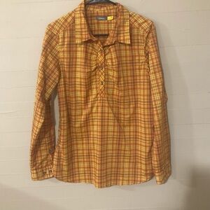 Cabela's Plaid Buttoned Tunic SZ Medium